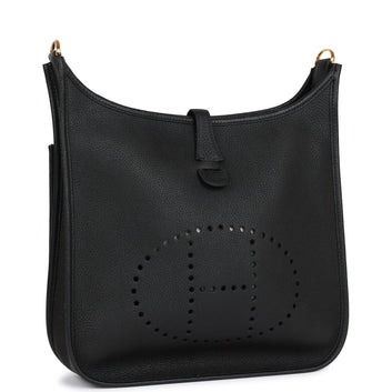 Hermès | Evelyne Pm Black Clemence - Free & Fast UAE Shipping
