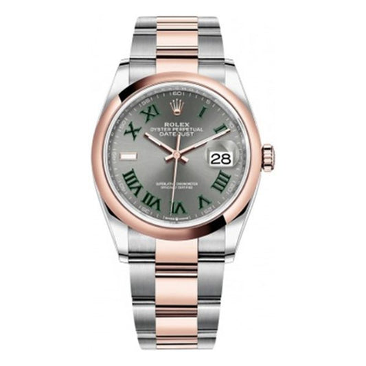 Rolex | Datejust Smooth Wimbledon Dial - Free & Fast UAE Shipping