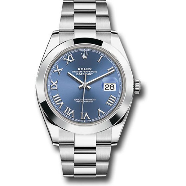 Rolex | Datejust Blue Roman Numerals Dial - Free & Fast UAE Shipping
