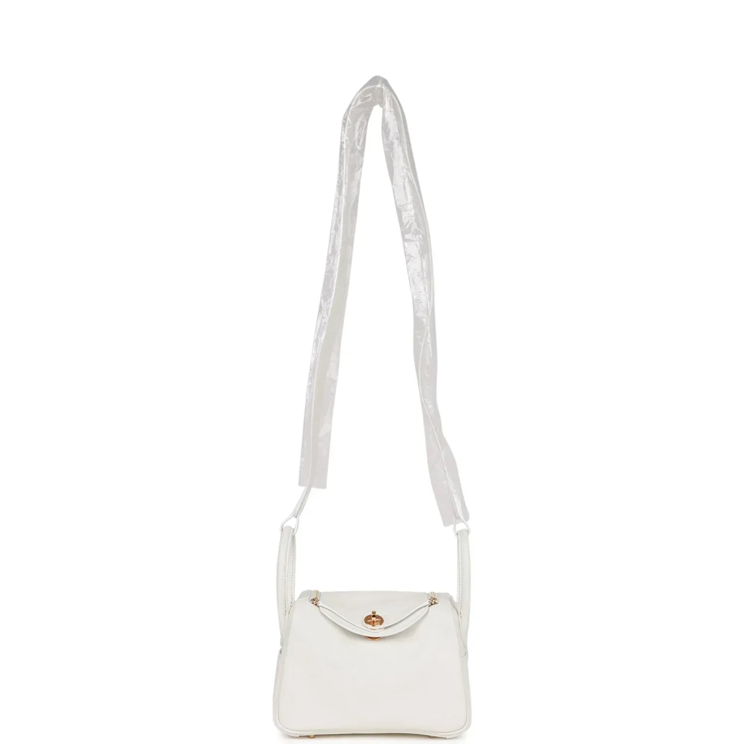 Hermès | Mini Lindy White Swift - Free & Fast UAE Shipping