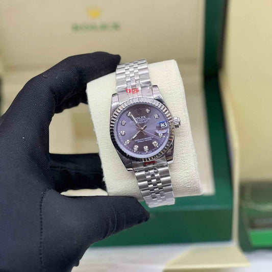 Rolex Watch | Datejust Diamond Dial Fluted Bezel
