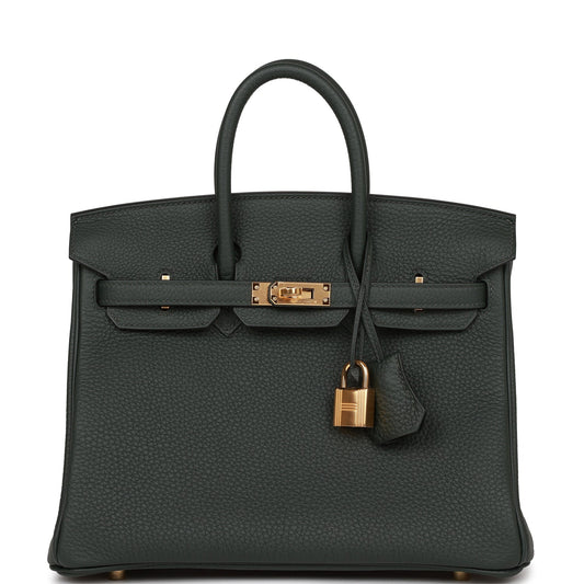 Hermès | Birkin 25 Vert Fonce Togo - Free & Fast UAE Shipping