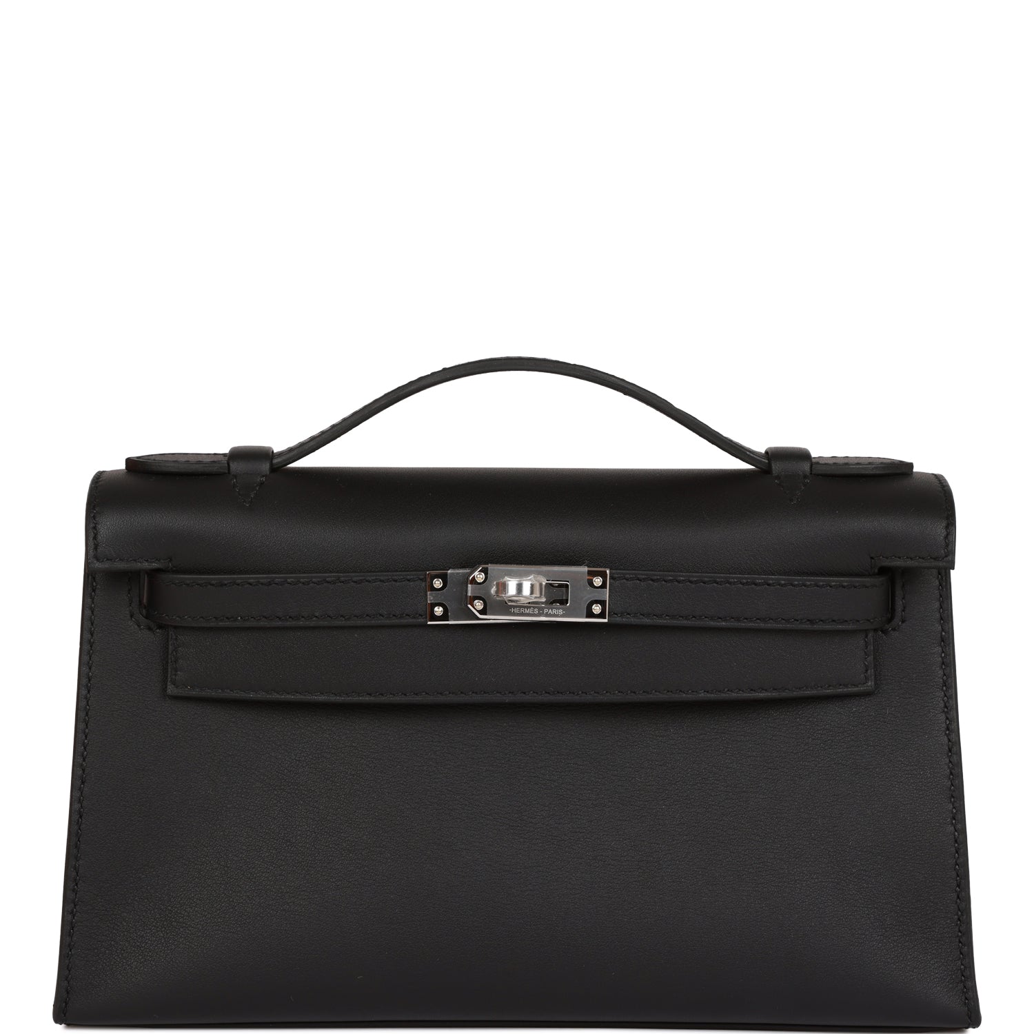 Hermès | Kelly Pochette Black Swift - Free & Fast UAE Shipping