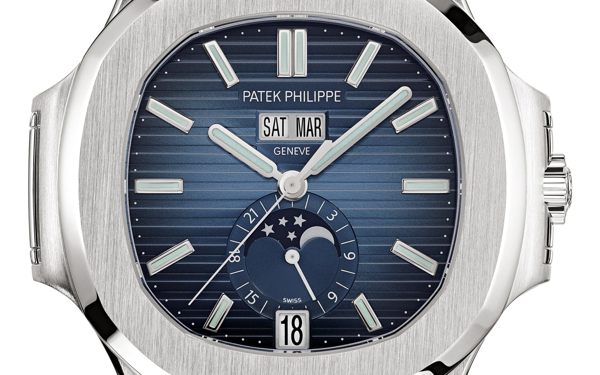 Patek Philippe | Nautilus Annual Calendar, Blue Dial - Free & Fast UAE Shipping