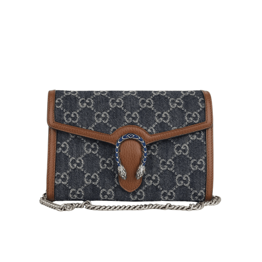 Gucci | Dionysus Wallet On Chain In Blue - Free & Fast UAE Shipping