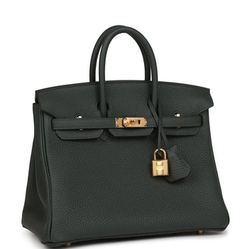 Hermès | Birkin 25 Vert Fonce Togo - Free & Fast UAE Shipping