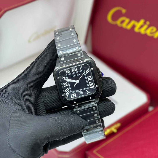Cartier Watch |  Santos de Cartier Full Black Version