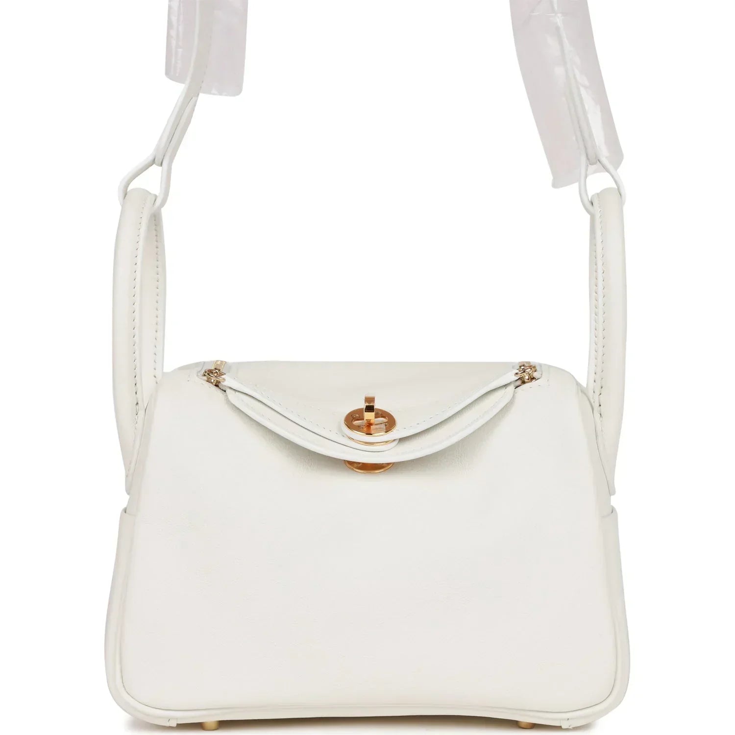 Hermès | Mini Lindy White Swift - Free & Fast UAE Shipping