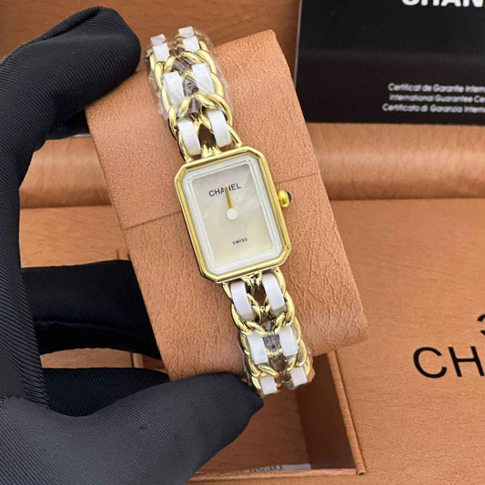 Chanel Watch |  Première Chain White & Gold