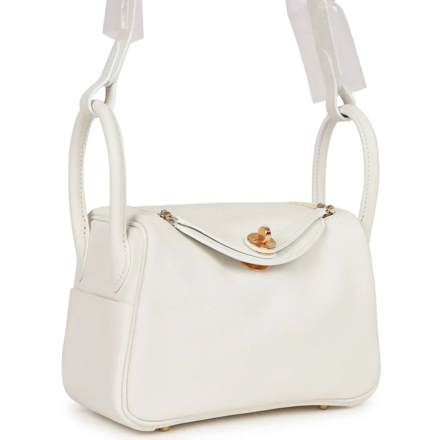 Hermès | Mini Lindy White Swift - Free & Fast UAE Shipping
