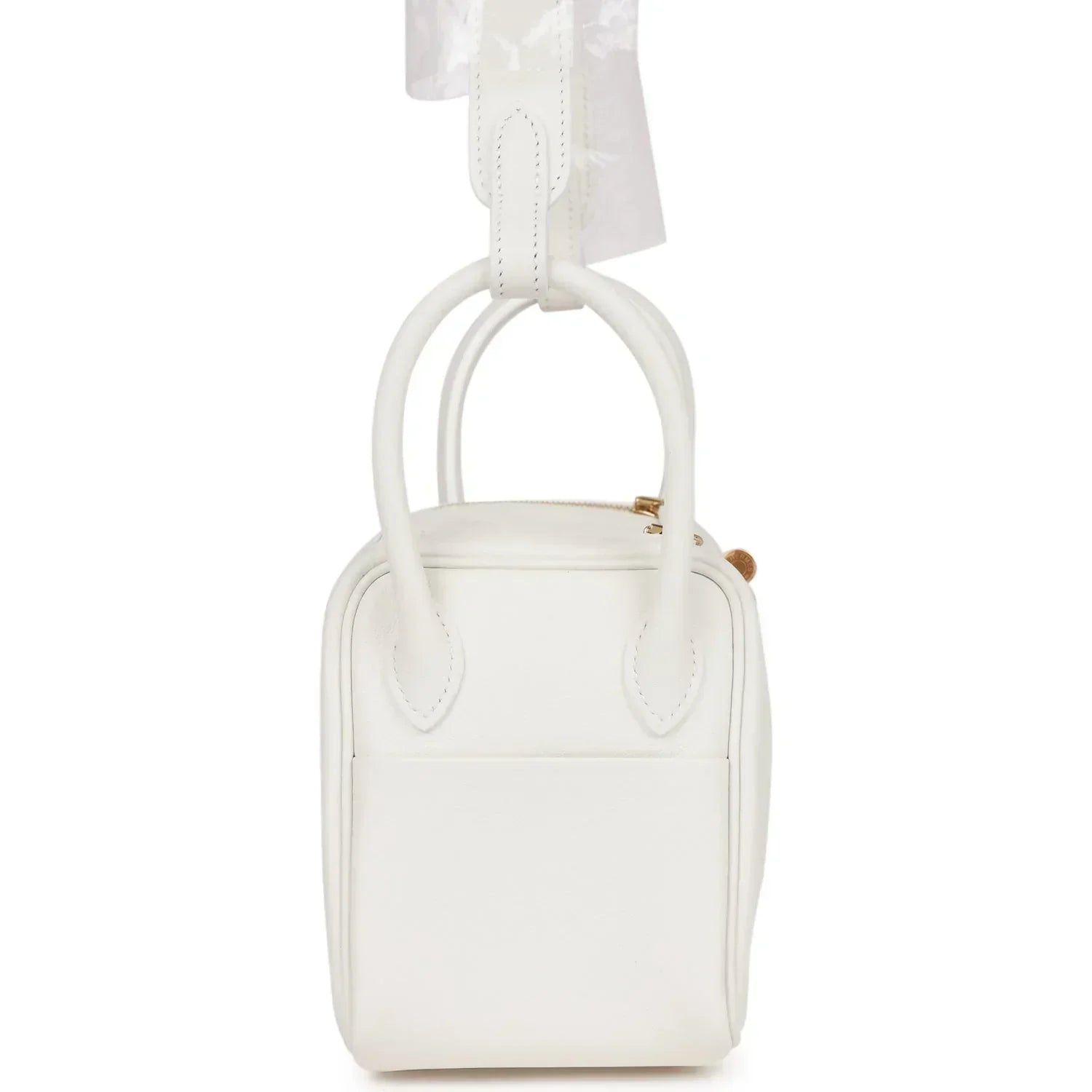 Hermès | Mini Lindy White Swift - Free & Fast UAE Shipping