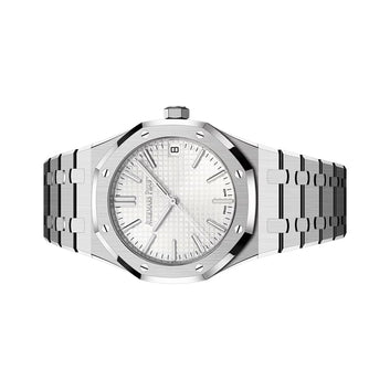 Audemars Piguet | Royal Oak White Dial - Free & Fast UAE Shipping