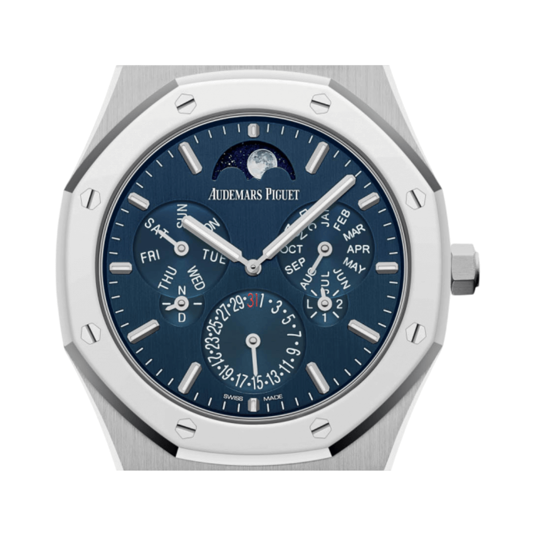 Audemars Piguet | Royal Oak Calendar Ultra-Thin Blue Dial - Free & Fast UAE Shipping