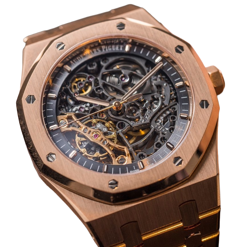 Audemars Piguet Watch | Royal Oak Skeleton Rose Gold