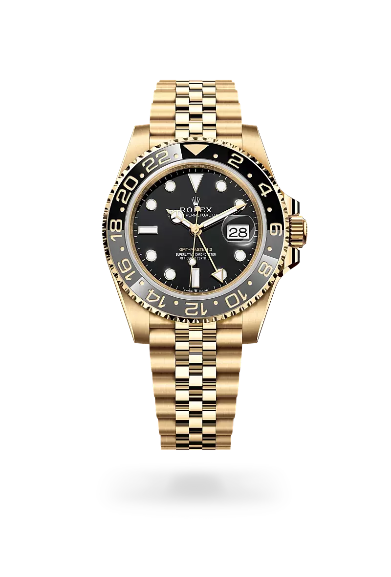 Rolex | GMT-Master II Yellow Gold Black Dial - Free & Fast UAE Shipping