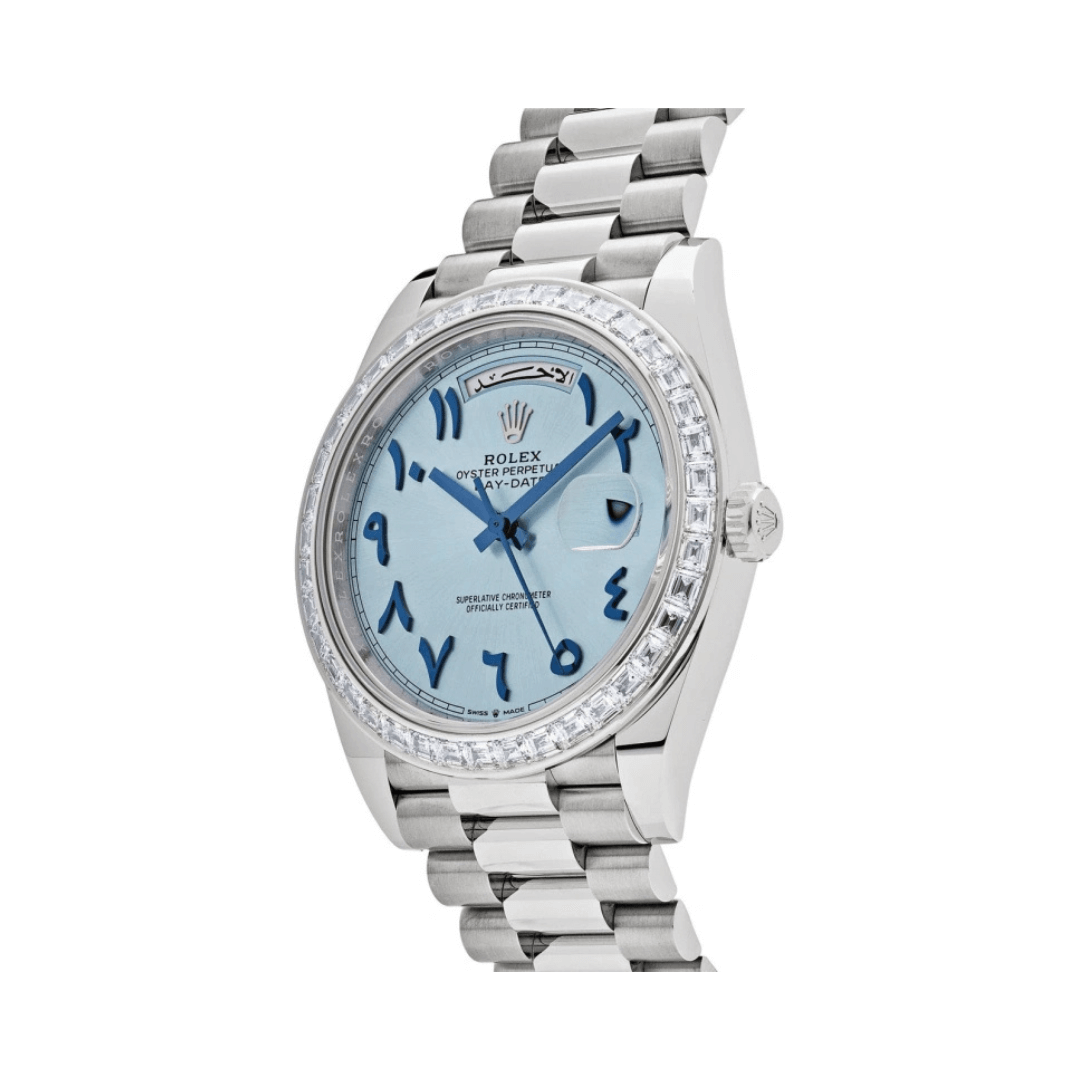 Rolex | Numerals Ice Blue Dial - Free & Fast UAE Shipping
