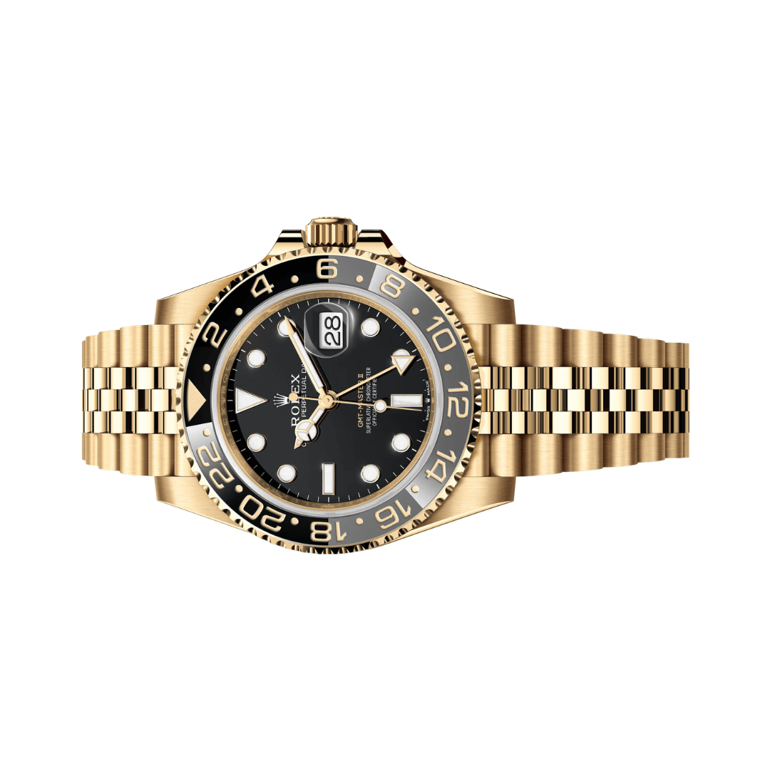 Rolex | Yellow Gold Black Dial - Free & Fast UAE Shipping
