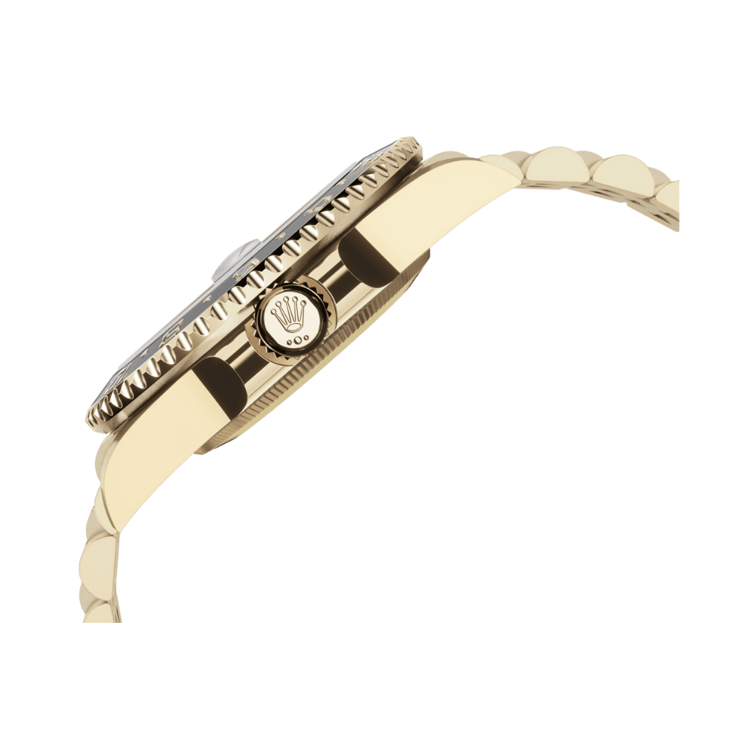 Rolex | Yellow Gold Black Dial - Free & Fast UAE Shipping