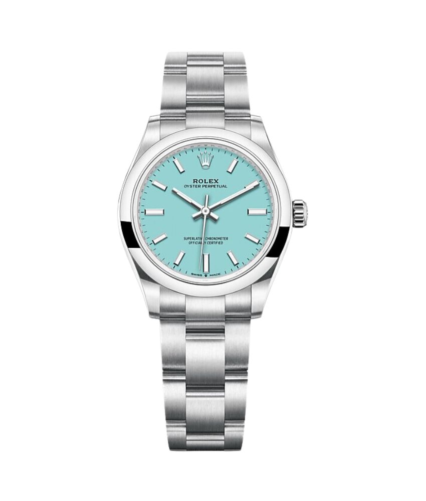 Rolex | Oyster Perpetual Op Tiffany Blue Dial - Free & Fast UAE Shipping