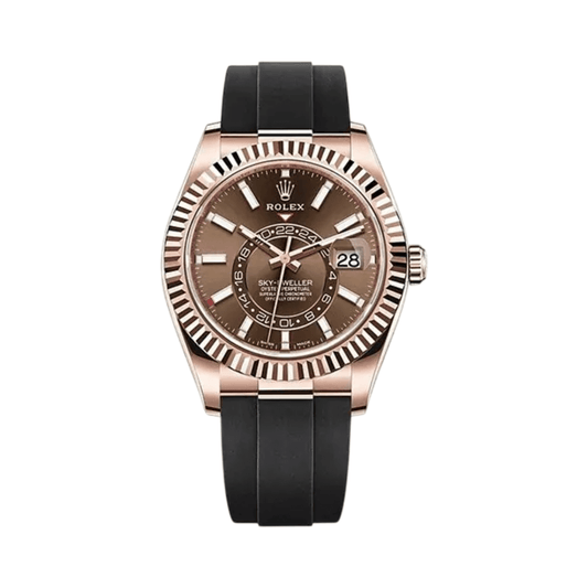 Rolex | Rose Gold Chocolate Dial - Free & Fast UAE Shipping