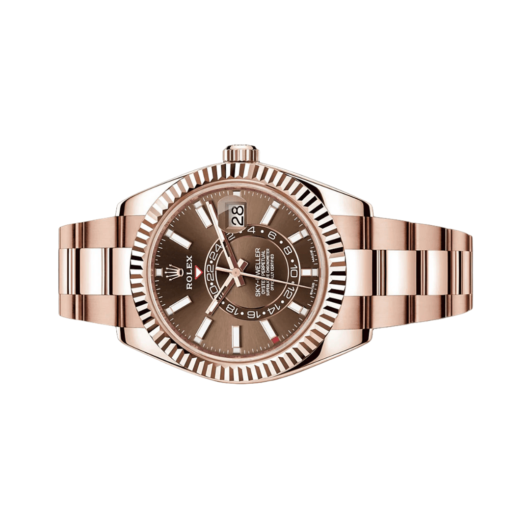 Rolex | Everose Chocolate Index Dial - Free & Fast UAE Shipping