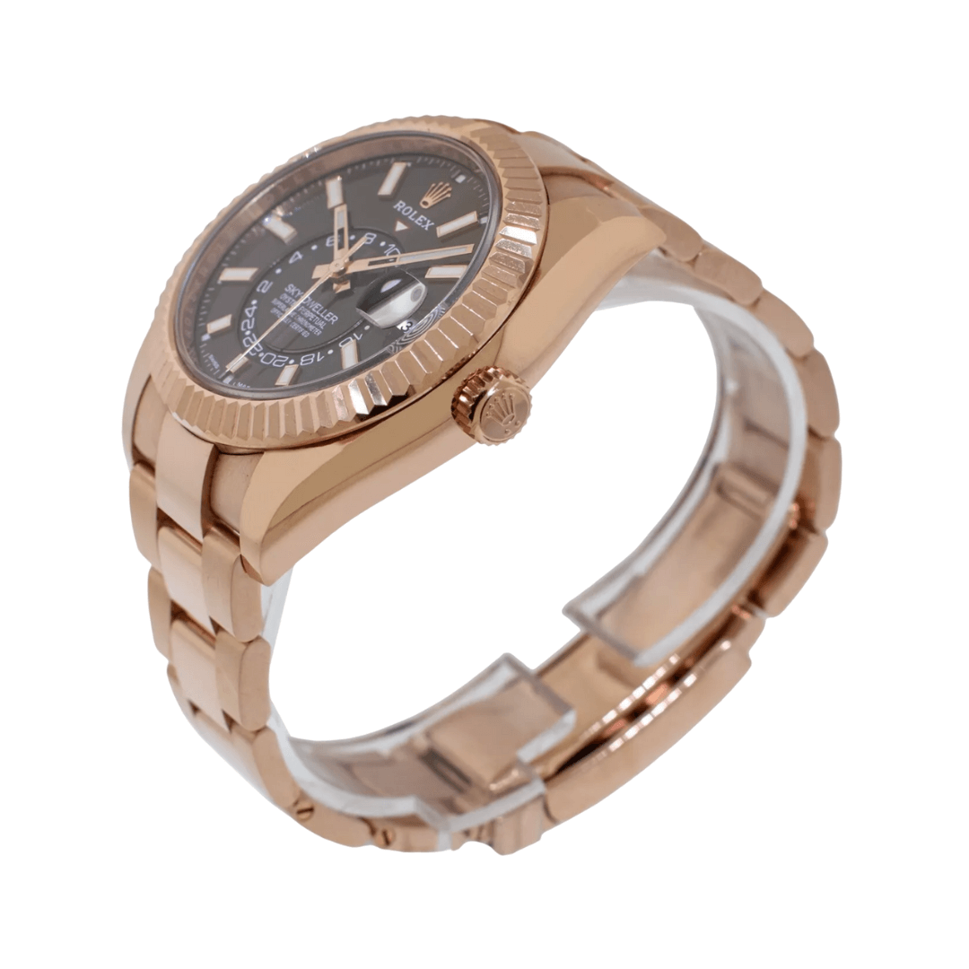 Rolex | Everose Chocolate Index Dial - Free & Fast UAE Shipping