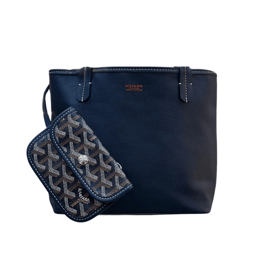 Goyard | Anjou Mini Bag Navy Blue - Free & Fast UAE Shipping