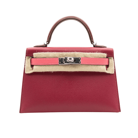Hermès | Epsom Tri-color Mini Kelly Sellier 20 Handbag - Free & Fast UAE Shipping