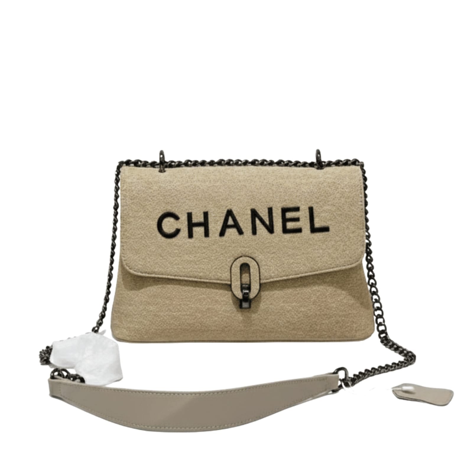 Chanel | Flap Bag With A Chain Strap In An Iced Coffee Color, Featuring - Free & Fast UAE Shipping