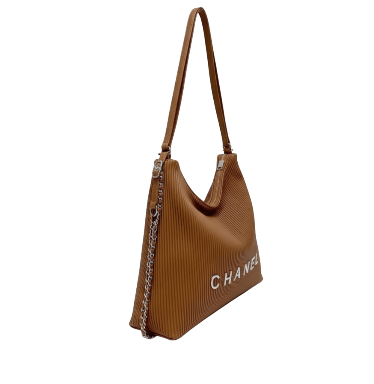 Chanel | Hobo Bag Featuring A Textured, Ribbed Design - Free & Fast UAE Shipping