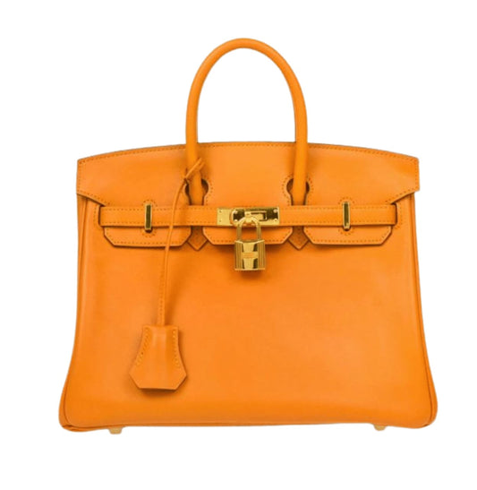 Hermès | Birkin 25 Handbag In Mango Epsom Leather With Gold Hardware - Free & Fast UAE Shipping