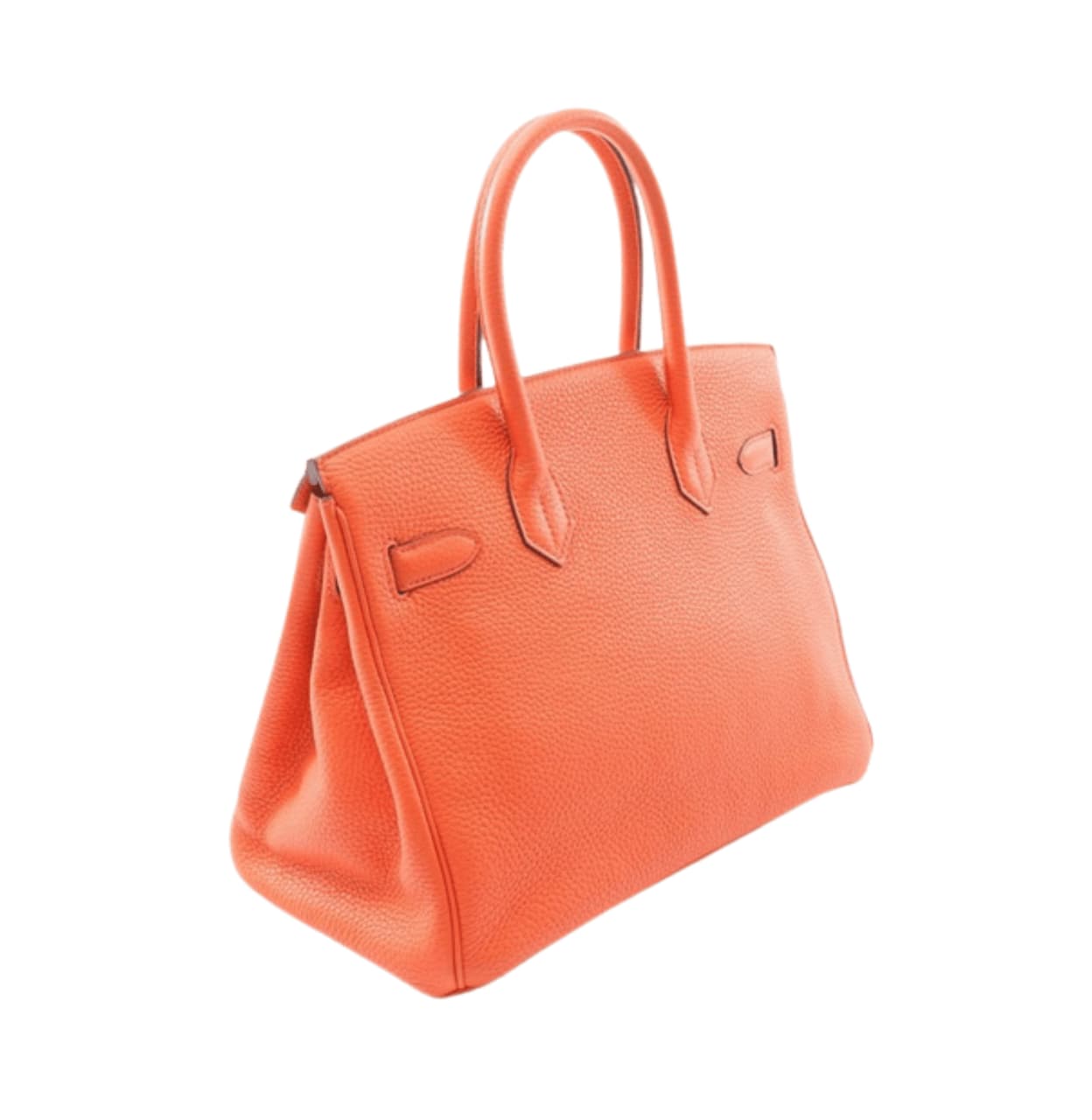 Hermes | Poppy Clemence Leather Birkin 30 Bag Orange - Free & Fast UAE Shipping