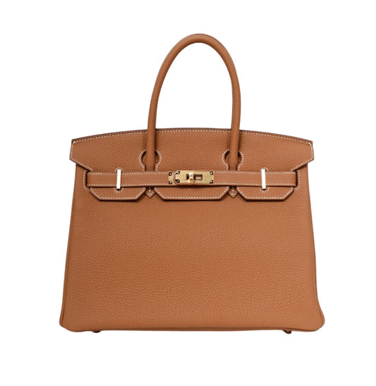 Hermès | Birkin 25 Handbag In Gold Togo Leather With Gold Hardware - Free & Fast UAE Shipping