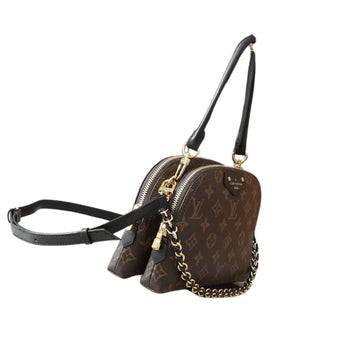 Louis Vuitton | Nano Alma Bag In Monogram Canvas With A Black Leather - Free & Fast UAE Shipping