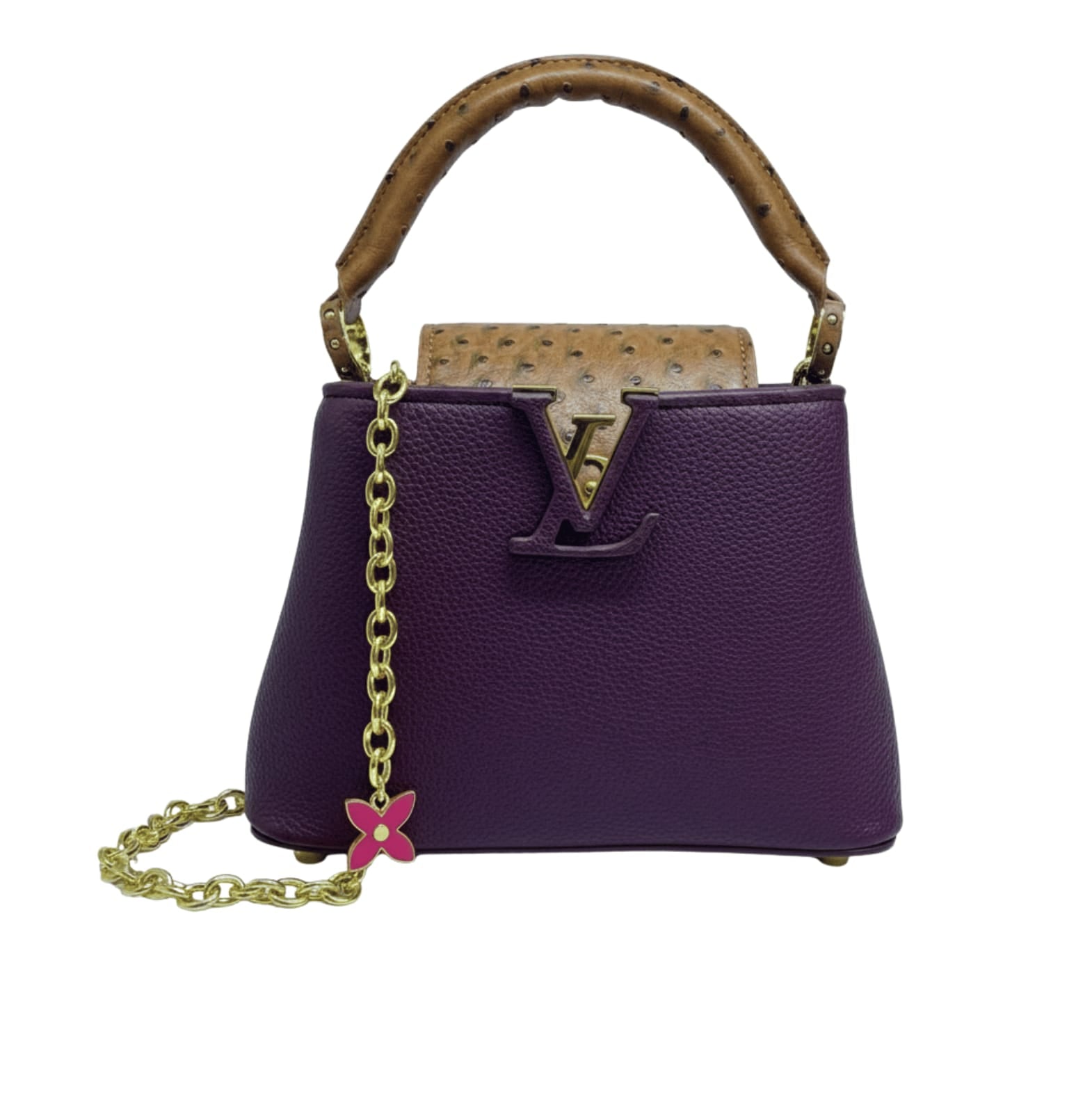 Louis Vuitton | Capucines Bag In Purple Taurillon Leather - Free & Fast UAE Shipping