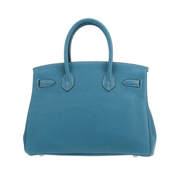 Hermès | Birkin 30 Bag In Blue Togo Leather With Palladium Hardware - Free & Fast UAE Shipping