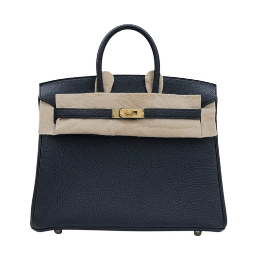 Hermès | Birkin 25 Bag In Noir (black) Togo Leather With Gold Hardware - Free & Fast UAE Shipping
