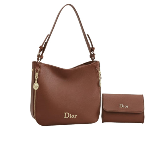 Dior | D-journey Bag In Brown Leather - Free & Fast UAE Shipping
