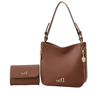 Dior | D-journey Bag In Brown Leather - Free & Fast UAE Shipping