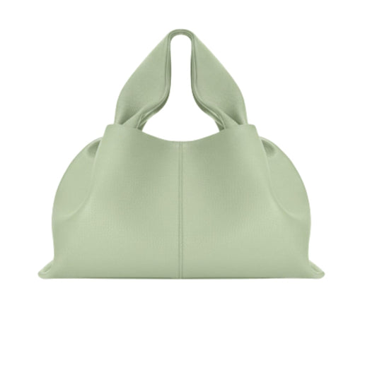 Polène | Numéro Neuf Mini Edition Textured Bag In The Sea Foam Color - Free & Fast UAE Shipping