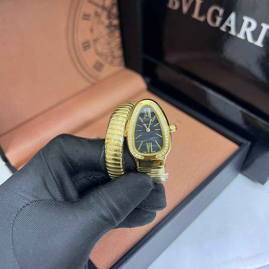 Bvlgari Watch | Serpenti Tubogas Yellow Gold Diamond