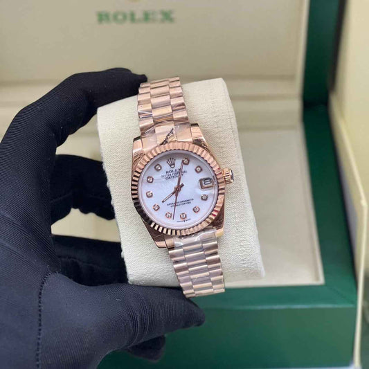 Rolex Watch | Datejust Everose Gold