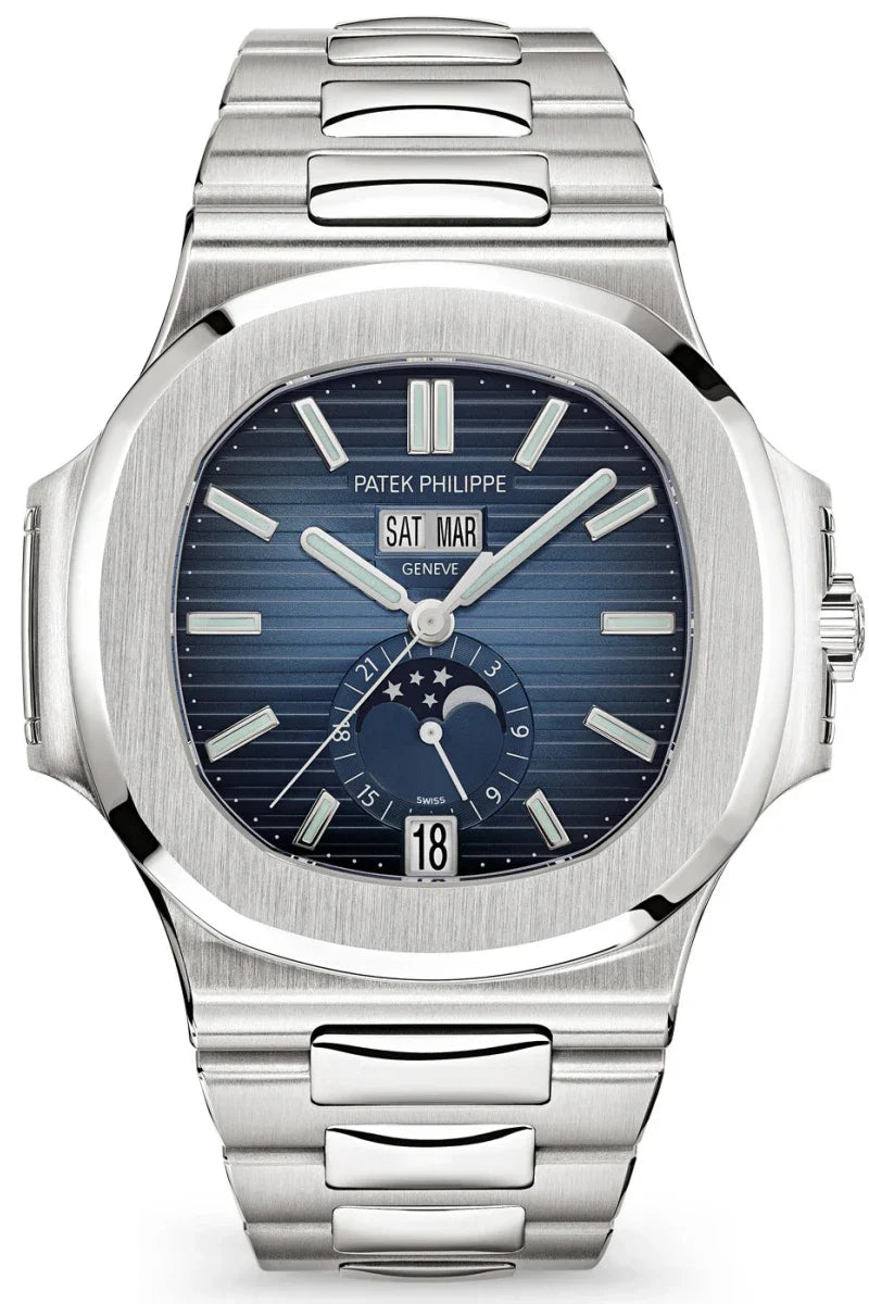 Patek Philippe | Nautilus Annual Calendar, Blue Dial - Free & Fast UAE Shipping
