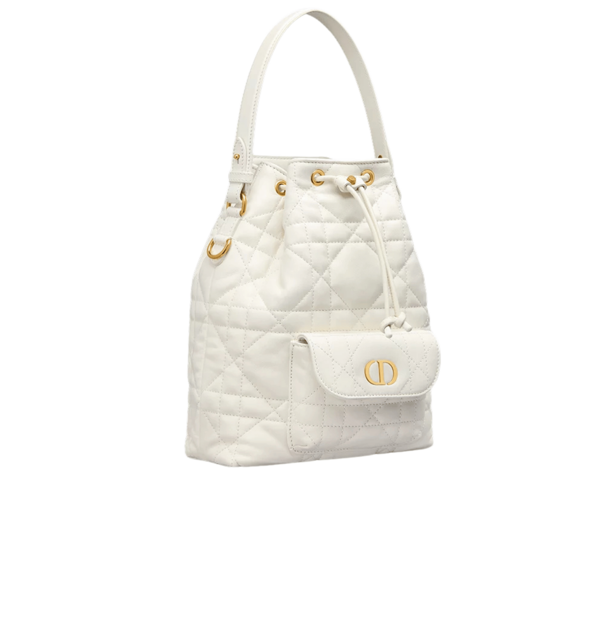 Dior | Caro Mini Bucket Bag With Drawstring - Free & Fast UAE Shipping