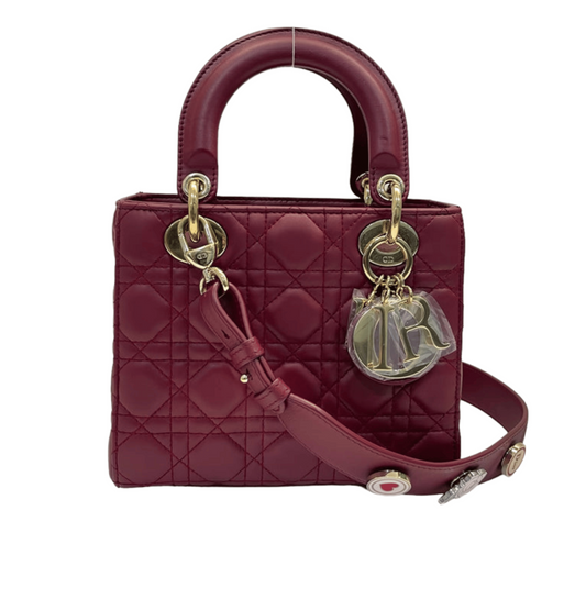 Dior | My Abcdior Bag In Burgundy - Free & Fast UAE Shipping