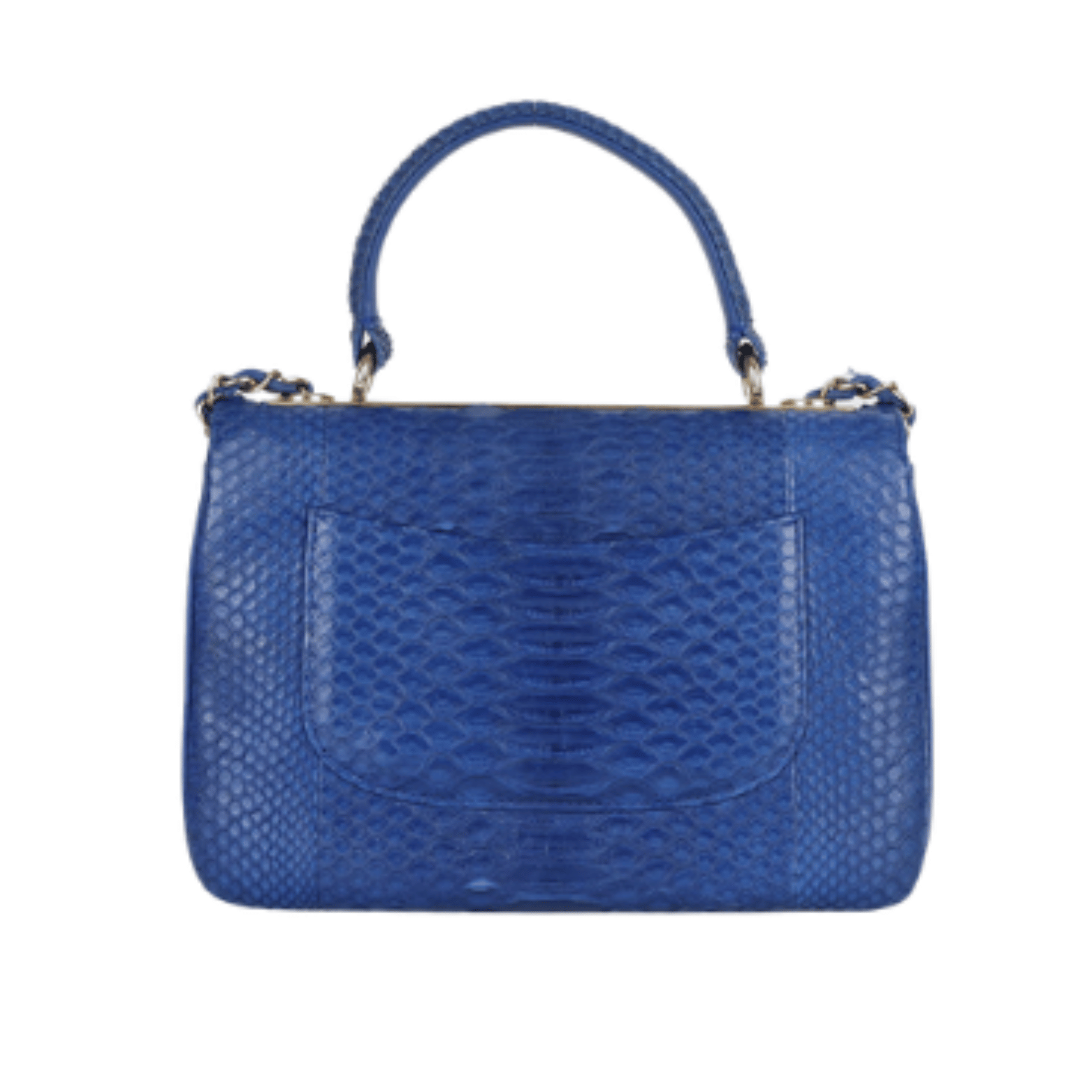 Chanel | Blue Python Small Trendy Cc Dual Handle Flap Bag - Free & Fast UAE Shipping