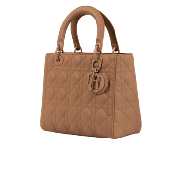 Dior | Bag In Beige Or Nude Lambskin - Free & Fast UAE Shipping