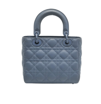 Dior | Lady Dior Tote Bag In Blue Cannage Leather. - Free & Fast UAE Shipping