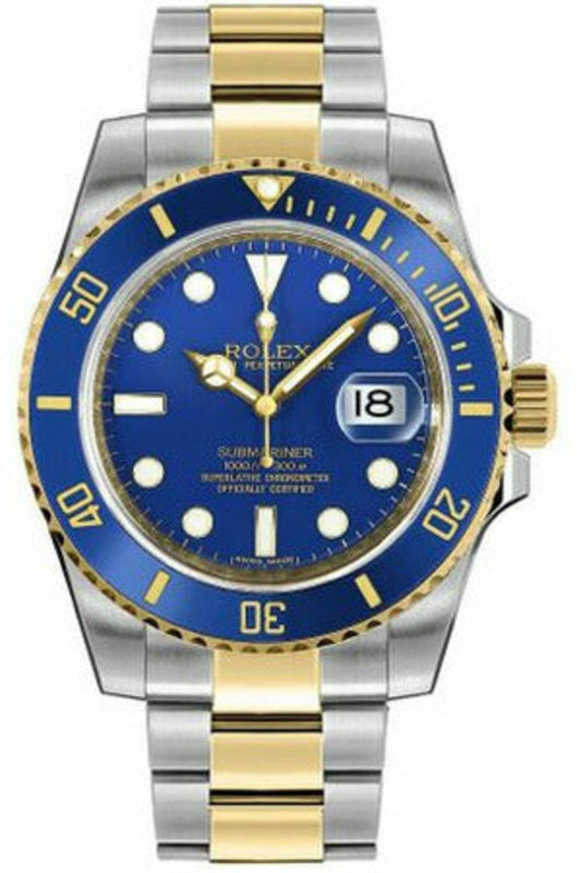 Rolex | Submariner Date Two Tone Blue Dial - Free & Fast UAE Shipping